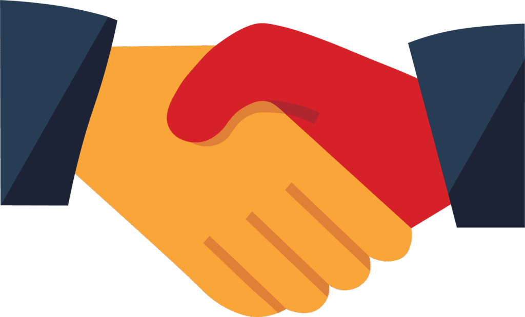 Handshake graphic